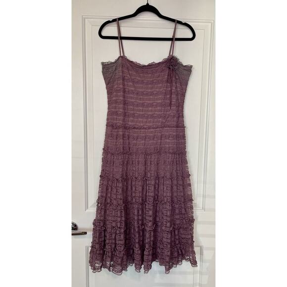 Max Studio Dresses & Skirts - Max Studio Women’s Lace Midi Dress Size M – Mauve Lavender – Boho Romantic Style